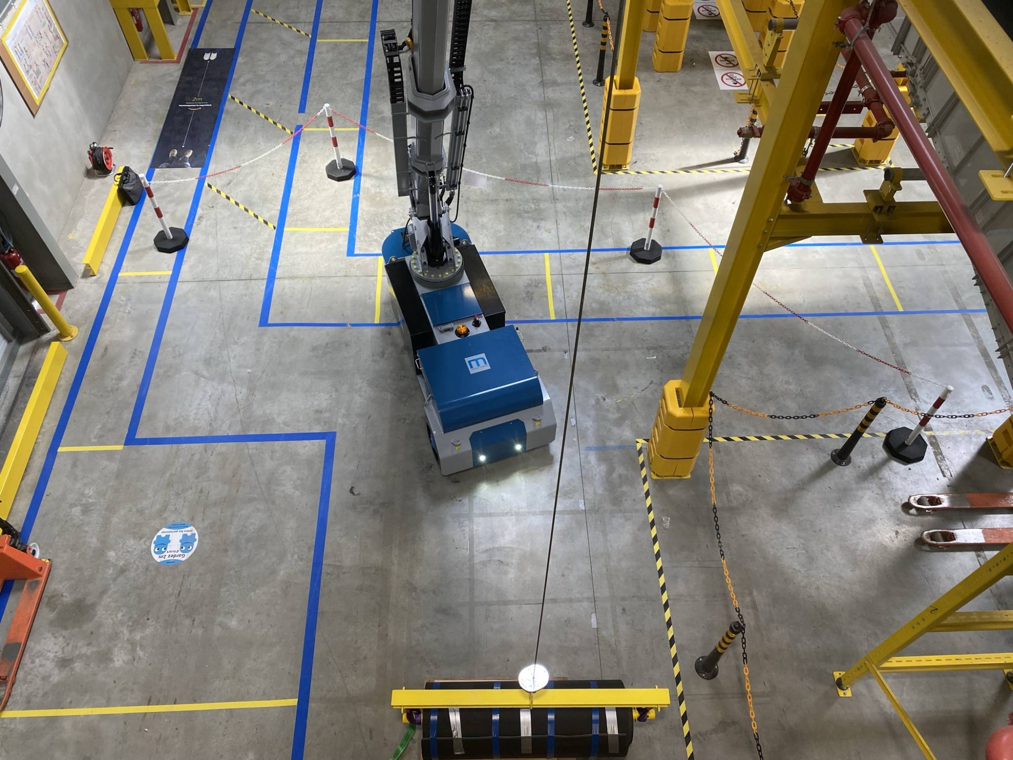 elektrischer kran zum heben großer höhen