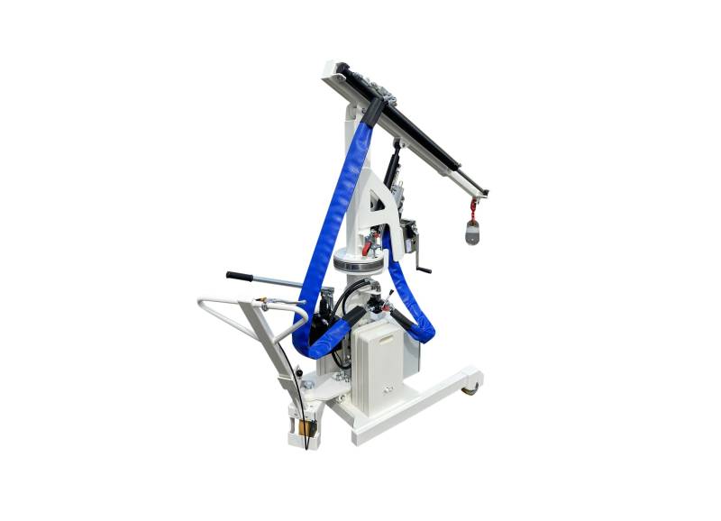 MAX. 600 KG: Manueller Mini-Werkstattkran MINIMOB 06 R (NEW !!)