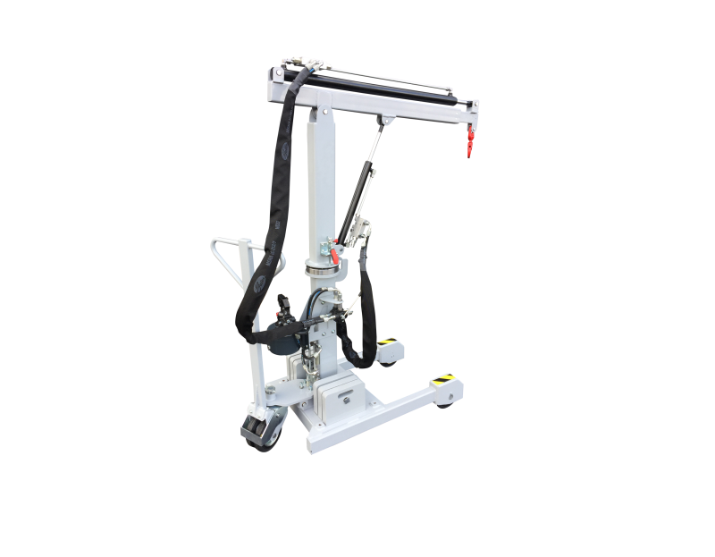 Erhöhter manueller Geländekran 18° mit abnehmbaren Gegengewichten