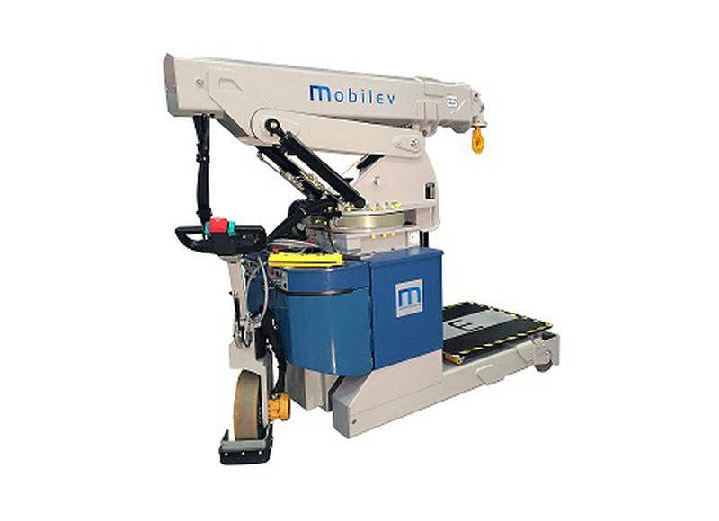 Elektrischer Werkstattkran 18° mit ausziehbarer Ladeplattform